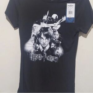 Warner Bros. Black Harry Potter Short Sleeve Tee